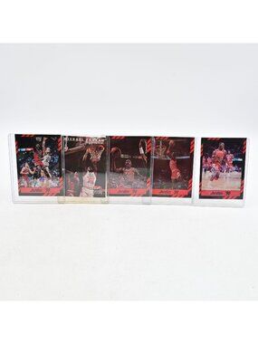 Michael Jordan '90 & '92 Basketball Best of the Best Card Set Of 5 NBA Stats‎